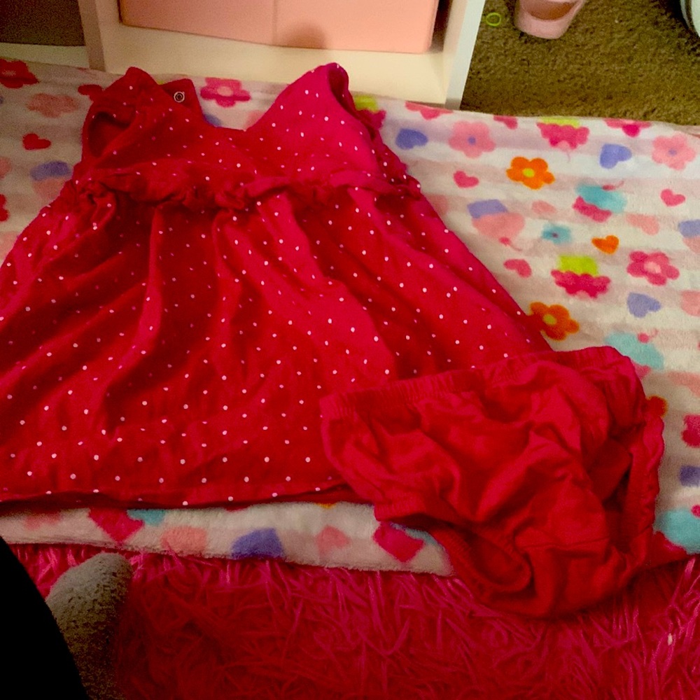 Dark pink outfit